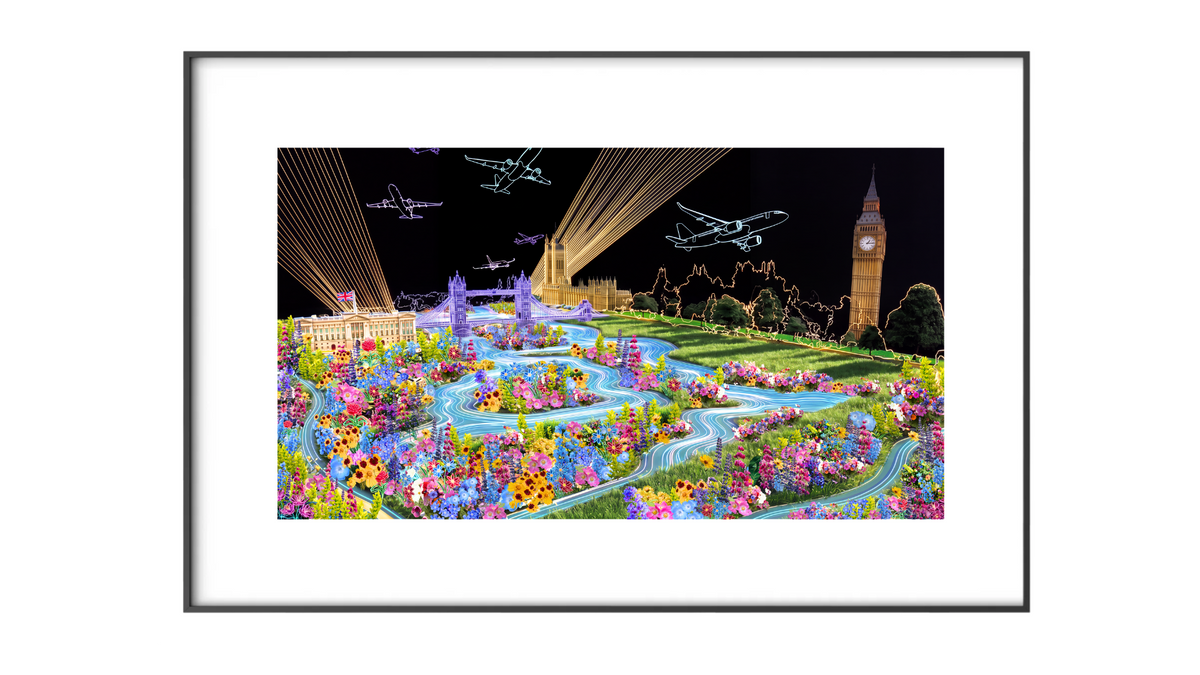 Sky Disco: London is calling - Unique InkPoster Edition