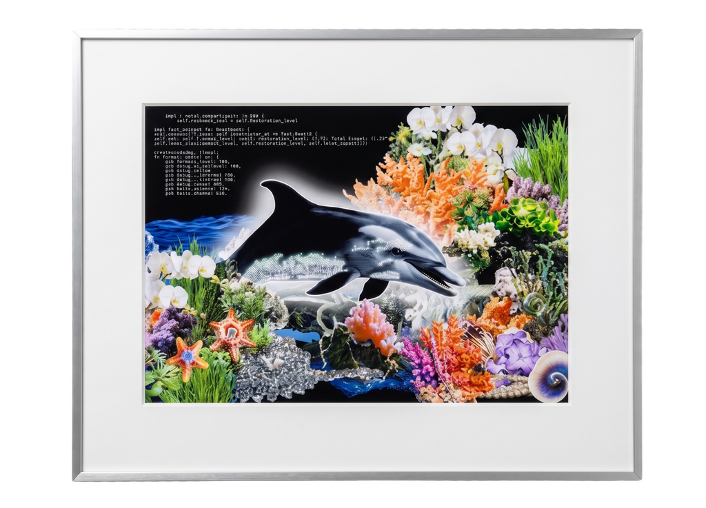 Binary Oceans: Treasure - Framed Edition