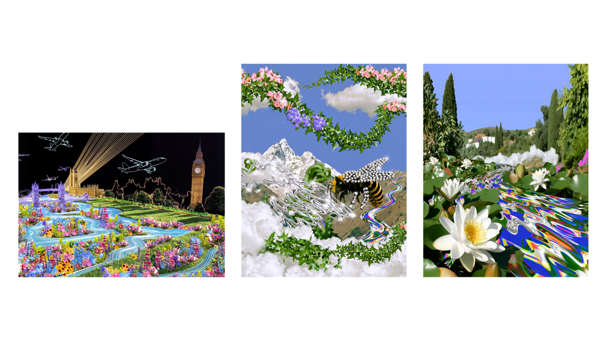 Holographic Art Card Set of 3
